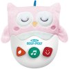 PLYŠ Roly-poly baby sova kývací pro miminko na baterie Světlo Zvuk