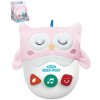 PLYŠ Roly-poly baby sova kývací pro miminko na baterie Světlo Zvuk
