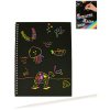 Notes magický duhový kreativní set se škrabacím perem 10 listů A4