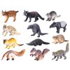 Zvířata divoká lesní 13-16cm plastové figurky zvířátka 12 druhů