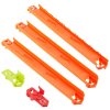 MATTEL HOT WHEELS Track Creator sada 3 rovných tratí Speed Snap