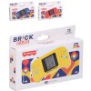 Hra retro digitální Tetris Brick Game konzole padající kostky na baterie 3 barvy