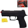 Pistole kuličkovka 20cm černý revolver na kuličky set s náboji
