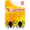 KARNEVAL Náušnice pavouk 1 pár *KARNEVALOVÝ DOPLNĚK*
