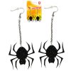 KARNEVAL Náušnice pavouk 1 pár *KARNEVALOVÝ DOPLNĚK*