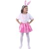 KARNEVAL Šaty zajíček set tutu sukně s čelenkou 3-10 let (104-146cm) *KOSTÝM*