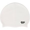 ACRA Čepice plavecká koupací silikonová do vody bílá