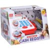 Pokladna dětská registrační kasa 18cm s efekty (čtečka, peníze, kalkulačka)