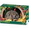 PUZZLE 3D Ježek 31x23cm 100 dílků skládačka v krabici