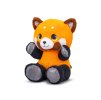 Panda červená plyšová 24cm