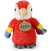 PLYŠ Papoušek červený Ara 16cm Eco-Friendly *PLYŠOVÉ HRAČKY*