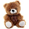 PLYŠ Medvěd hnědý 25cm s mašličkou *PLYŠOVÉ HRAČKY*