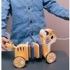 JOUECO DŘEVO Tygr tahací baby tahadlo na provázku *DŘEVĚNÉ HRAČKY*
