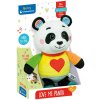 CLEMENTONI Baby medvídek panda mazlicí na baterie Zvuk pro miminko