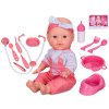 Panenka miminko čůrající set s lékařskými doplňky na baterie Zvuk