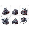 SLUBAN Space War Obrněné podpůrné vozidlo 90 dílků + 1 figurka 6v1 STAVEBNICE