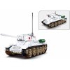 SLUBAN ARMY WWII Tank bílý T-34/85 518 dílků + 2 figurky STAVEBNICE