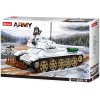 SLUBAN ARMY WWII Tank bílý T-34/85 518 dílků + 2 figurky STAVEBNICE