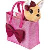 SIMBA Chi Chi Love Čivava Bow Fashion herní set pejsek plyšový v oblečku s taškou