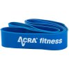 ACRA Posilovací fitness odporová guma 64mm modrá