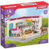 SCHLEICH Obchod pro koně herní set koník se 2 figurkami s doplňky plast