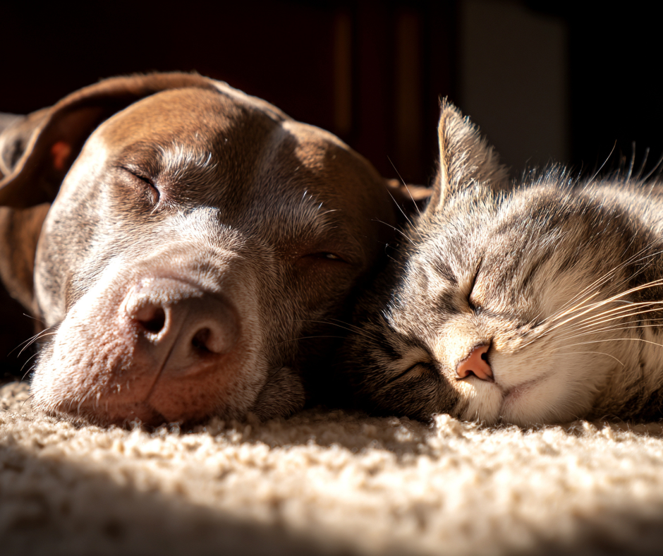 Das Zusammenleben von Hund und Katze