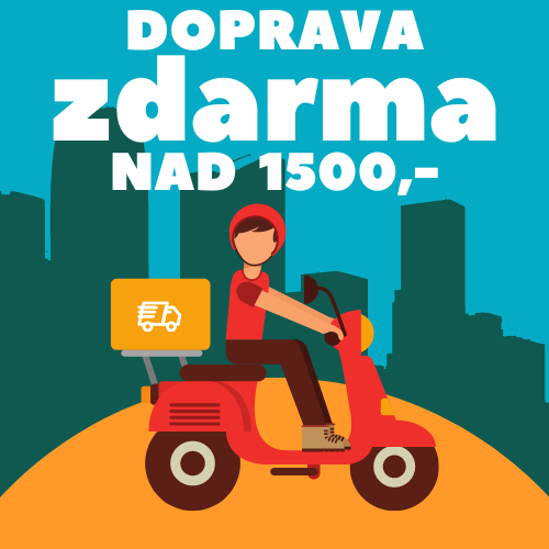Doprava ZDARMA od 1 500 Kč!