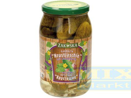 Nakládané okurkyHrustjaschie s česnekem