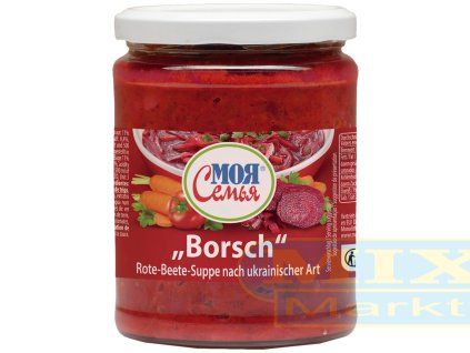 Polévka z červené řepy boršč