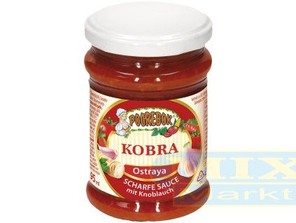 Ostrá omáčka  KOBRA s česnekem