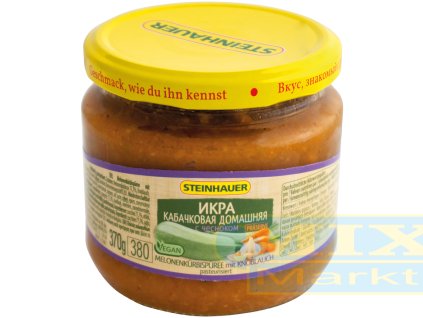  Pyré z melounu a dýně s česnekem, pasterované