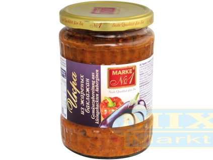  Zeleninový přípravek z jemně nakrájeného lilku