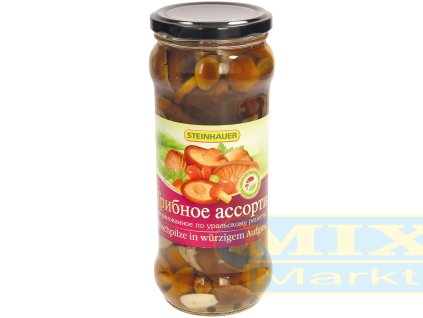  Směs hub v pikantním nálevu