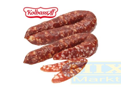  Syrová klobása "Klassicheskaja" ve stylu Plockwurstu, sušená na vzduchu