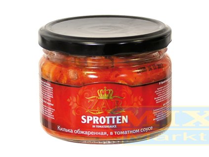  Šproty smažené v rajčatové omáčce