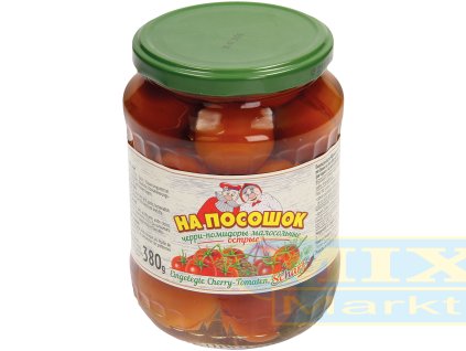  Nakládaná cherry rajčátka "Na posoščok", pikantní