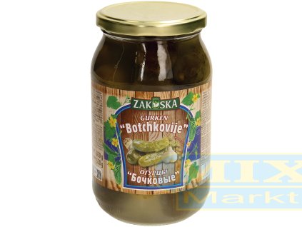  Okurky fermentované kyselinou mléčnou "Botschkovije"