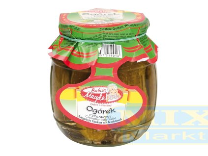  Nakládané okurky s česnekem