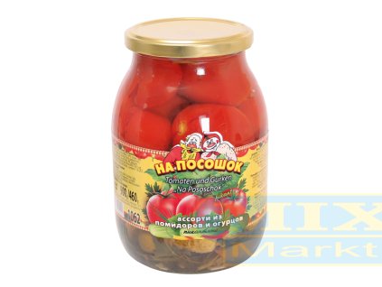  Nakládaná rajčata a okurky "Na Pososchok"