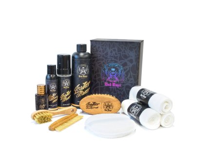 Bad Boys Leather Car Set Premium - Sada na čištění a impregnaci kůže