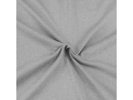 Brotex Jersey prostěradlo šedé, 90x200 cm, jednolůžko
