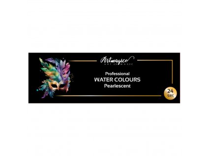 Artmagico - Professional Water colours Pearlescent 24 pcs