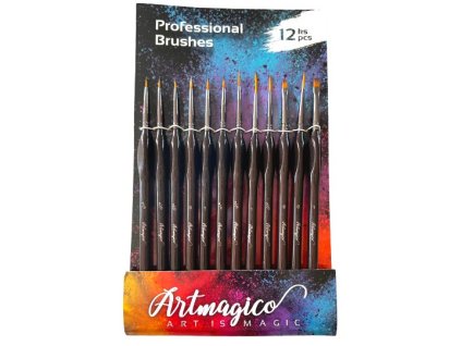 Artmagico - sada štětců na detaily 12 ks