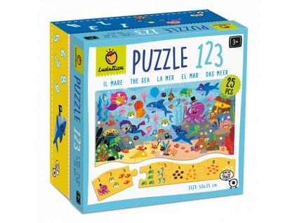 Ludattica - Puzzle 123, nauč se počítat - moře