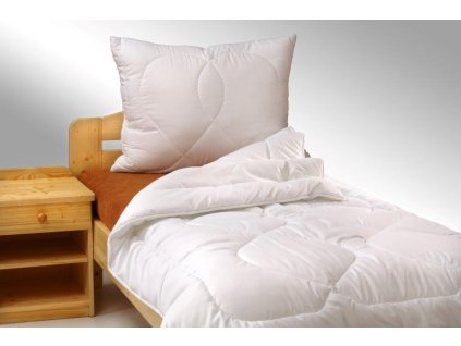 Celoroční SET Luxus Plus, přikrývka 140x200cm 850g + polštář 70x90cm 700g STANDARD zip