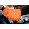 Nuke Guys Chenille Orange - Mikrovláknová mycí rukavice