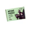 Dětské puzzle - Chytrá opička - Zvířátka z českého lesa