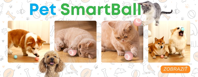 Pet SmartBall prináša vašim domácim miláčikom nekonečné hodiny zábavy! Táto interaktívna loptička sa neustále pohybuje a bliká svetlami, čo zaručuje, že zvieratá zostanú zaujaté. Tichý chod a USB Type-C nabíjanie zaručujú pohodlné používanie. Kompaktný di