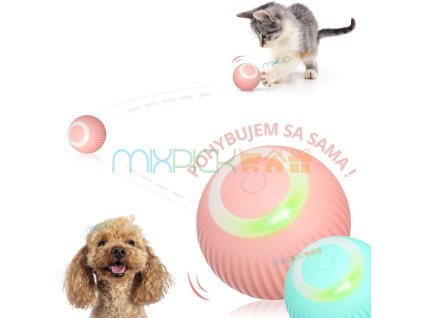 Pet SmartBall - Samohybná nabíjateľná loptička pre psov a mačky