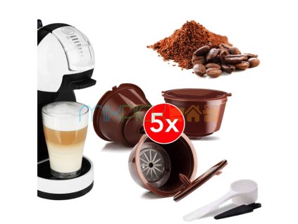 plniace kavove kapsule pre dolce gusto 5 kusy